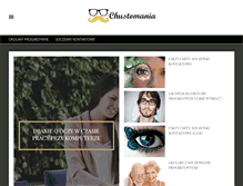 Tablet Screenshot of chustomania.pl